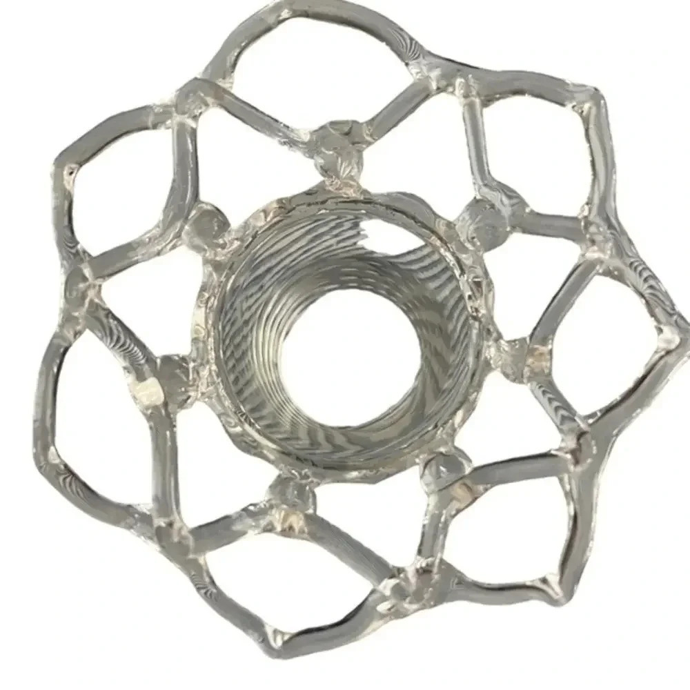 Vintage Hand Blown Glass Vase Candleholder